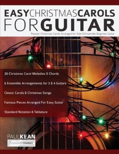 Cover for Paul Kean · Easy Christmas Carols For Guitar (Paperback Book) (2019)