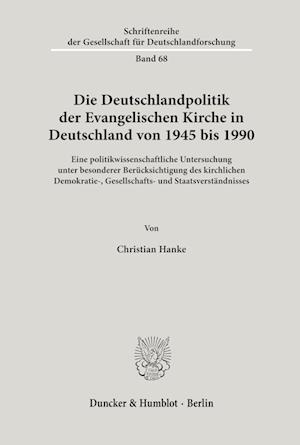 Cover for Hanke · Die Deutschlandpolitik der Evange (Book) (1999)