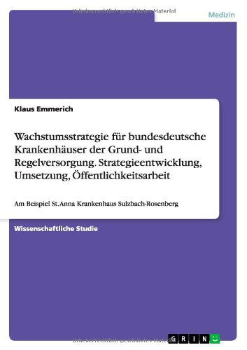 Cover for Emmerich · Wachstumsstrategie für bundesd (Book) [German edition] (2014)