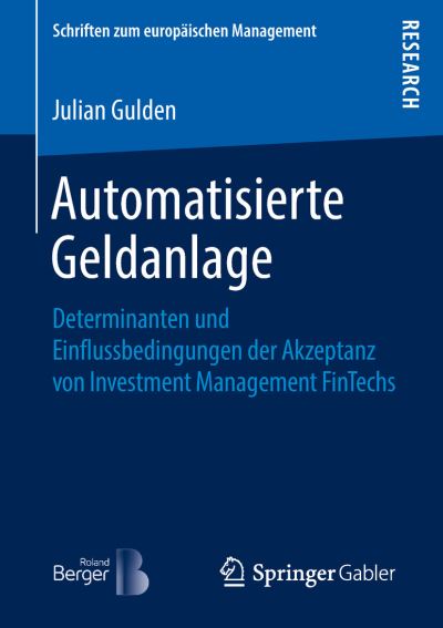 Cover for Gulden · Automatisierte Geldanlage (Book) (2018)