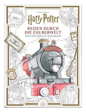 Cover for Harry Potter: Reisen Durch Die Zauberwelt · Das Offizielle Malbuch (Book)