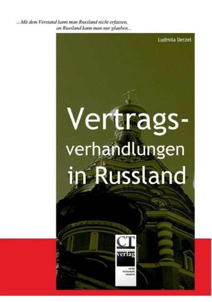Cover for Ludmilla Detzel · Vertragsverhandlungen in Russland (Paperback Book) [German edition] (2008)
