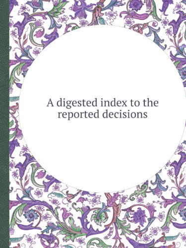 Cover for Great Britain Courts · A Digested Index to the Reported Decisions (Paperback Book) (2013)