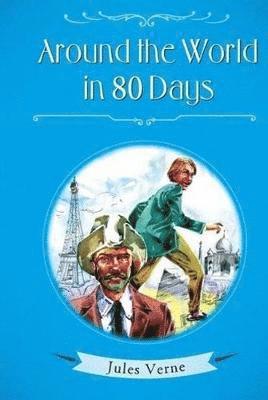 Cover for Jules Verne · Around the World in 80 Days (Hardcover bog) (2021)