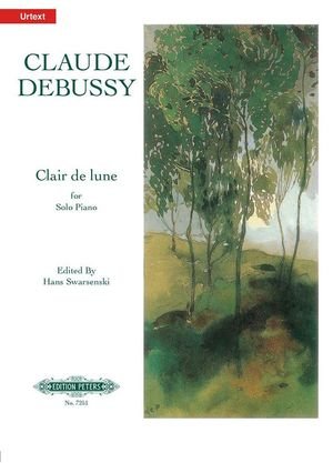 Cover for Claude -ach Debussy · Clair de lune from Suite bergamasque for Piano (Sheet music) (2001)