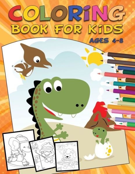 Cover for Smd Design · Coloring Book for Kids Ages 4-8 (Paperback Book) (2020)