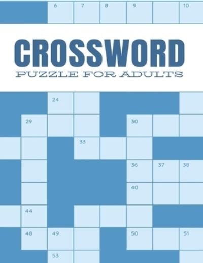 Cover for Baza Shop87 · Crossword Puzzle For Adults (Paperback Book) (2020)