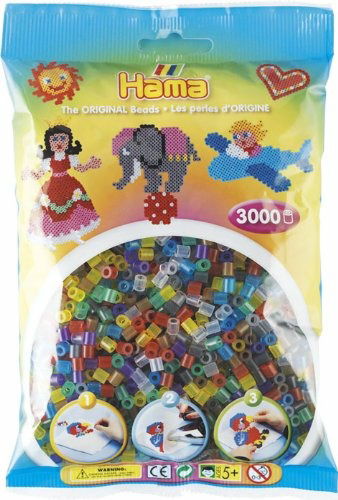 Hama Strijkkralenmix - Transparant (201-53) 3000st. - Hama - Mercancía - Hama - 0028178201531 - 26 de junio de 2017