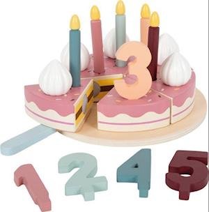 Cover for Small Foot · Small Foot - Houten Snijbare Verjaardagstaart 18dlg. (Toys) (2024)