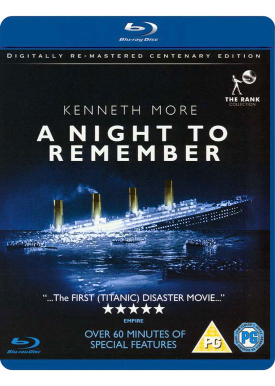 A Night To Remember - A Night to Remember Bluray - Filmes - ITV - 5037115351531 - 19 de março de 2012