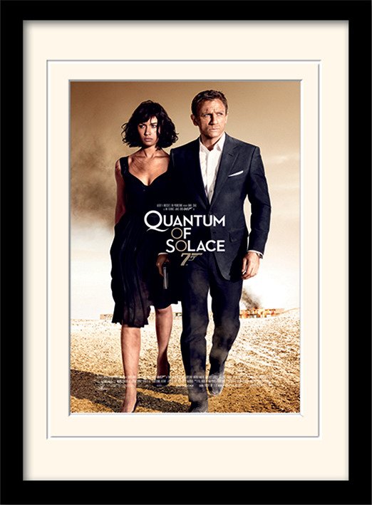 JAMES BOND  Mounted  Framed 30X40 Print  Quantum of Solace - James Bond - Produtos -  - 5050293960531 - 7 de fevereiro de 2019