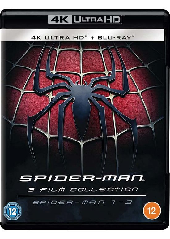 Cover for Spiderman 13  Set Uhdbd6 · Spider-Man 1 to 3 (4K UHD Blu-ray) (2021)