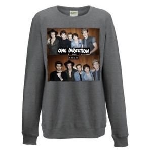 One Direction Ladies Sweatshirt: Four - One Direction - Produtos - Global - Apparel - 5055295396531 - 