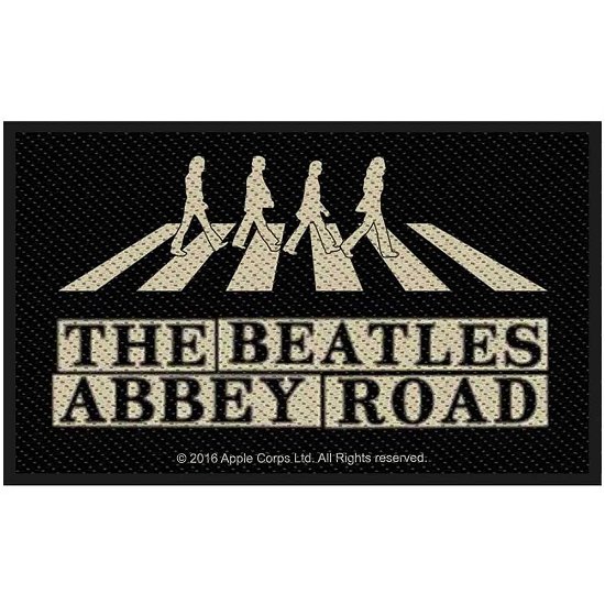 The Beatles Standard Woven Patch: Abbey Road Crossing - The Beatles - Marchandise -  - 5056365700531 - 