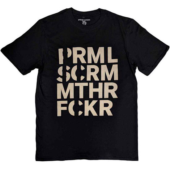 Primal Scream Unisex T-Shirt: Muthafucka - Primal Scream - Koopwaar -  - 5056561069531 - 