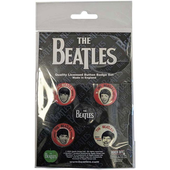 Cover for The Beatles · The Beatles Button Badge Pack: Vintage Portraits (MERCH)