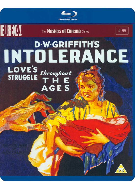 Cover for INTOLERANCE Masters of Cinema Bluray · Intolerance - Loves Struggle Throughout The Ages (Blu-Ray) (2014)