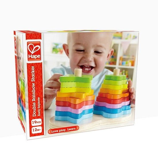 Hape Stapeltoren Regenboog - Hape - Koopwaar - Hape - 6943478002531 - 