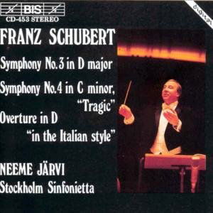 Symphonies 3 & 4 - Schubert / Jarvi / Stockholm Sinfonietta - Muziek - Bis - 7318590004531 - 26 september 1994