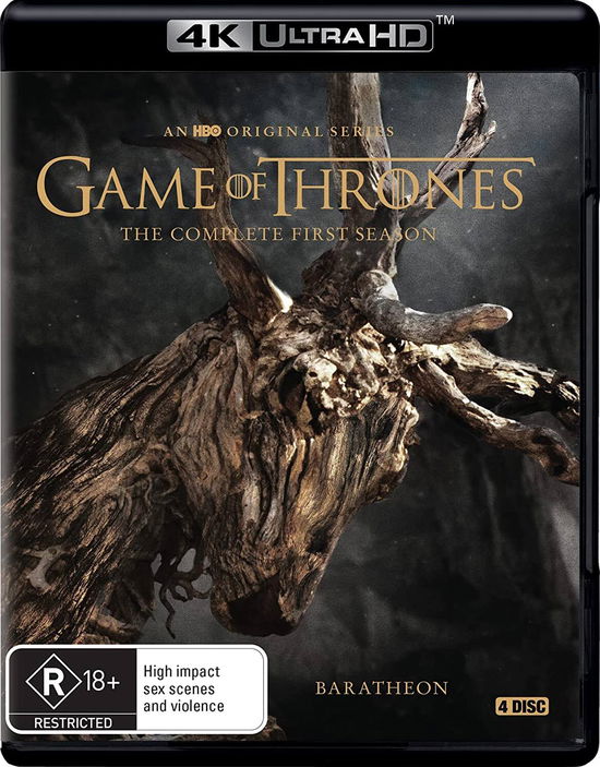 Game of Thrones: Season 1 (4k) (New Packaging) - Coster-waldau, Nikolaj, Headey, Lena, Bean, Sean, Turner, Sophie, Glen, Iain, Lloyd, Harry, Gillen, Aidan, Clarke, Emilia, Harington, Kit, Addy, Mark, Taylor, Alan, Minahan, Daniel, Patten, Timothy Van, Kirk, Brian - Movies - HBO - 9398700054531 - October 5, 2022