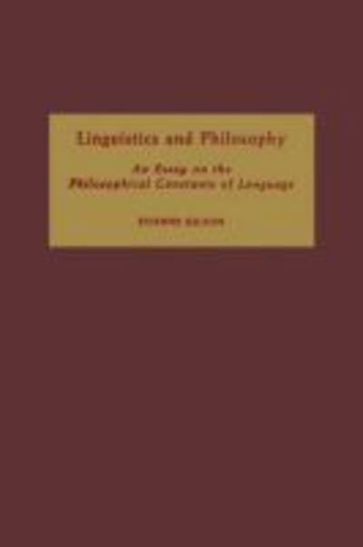 Cover for Etienne Gilson · Linguistics and Philosophy: An Essay on the Philosophical Constants of Language (Paperback Book) (2017)