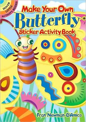 Cover for Fran Newman-D'Amico · Make Your Own Butterfly Sticker Activity Book - Little Activity Books (MERCH) (2008)