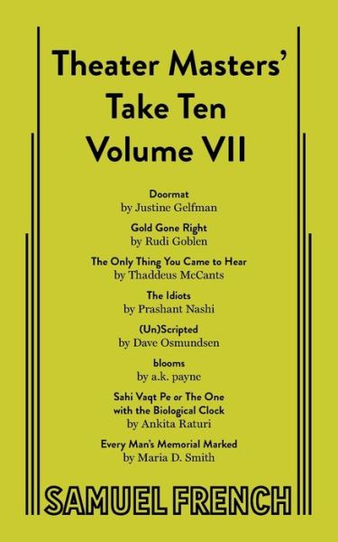 Cover for Justine Gelfman · Theater Masters' Take Ten: Volume 7 (Paperback Book) (2022)