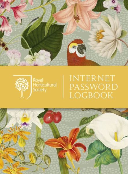 Cover for Royal Horticultural Society · Royal Horticultural Society Internet Password Logbook (Paperback Book) (2018)