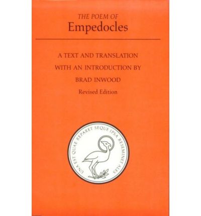 Cover for Empedocles · The Poem of Empedocles: A text and translation with a commentary - Phoenix Supplementary Volumes (Paperback Book) [111 Rev edition] (2001)