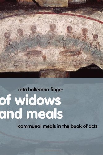 Cover for Reta Halteman Finger · Of Widows and Meals: Communal Meals in the Book of Acts (Pocketbok) (2007)