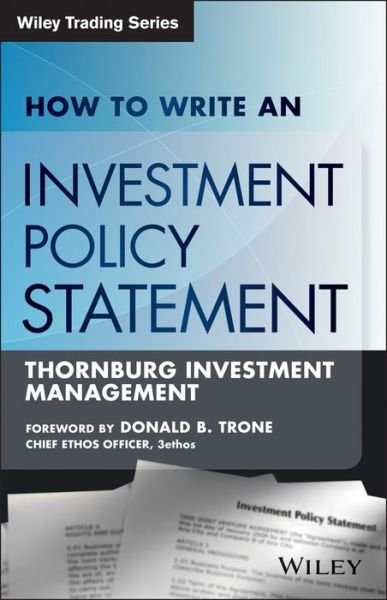 Cover for DiBruno, Rocco (AIFA (Accredited Investment Fiduciary Analyst)) · How to Write an Investment Policy Statement - Wiley Trading (Paperback Bog) (2013)