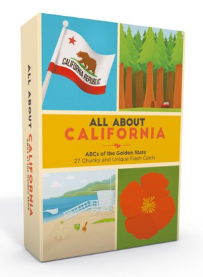 Cover for Ashley Holm · All About California: ABCs of The Golden State (Flashcards) (2020)