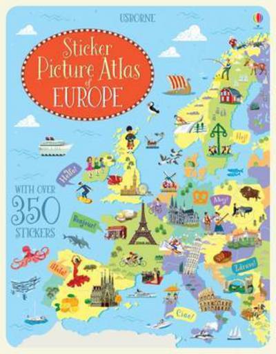 Cover for Jonathan Melmoth · Sticker Picture Atlas of Europe - Sticker Picture Atlas (Paperback Book) [UK edition] (2017)