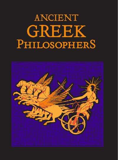 Cover for Ancient Greek Philosophers - Leather-bound Classics (Hardcover Book) (2018)