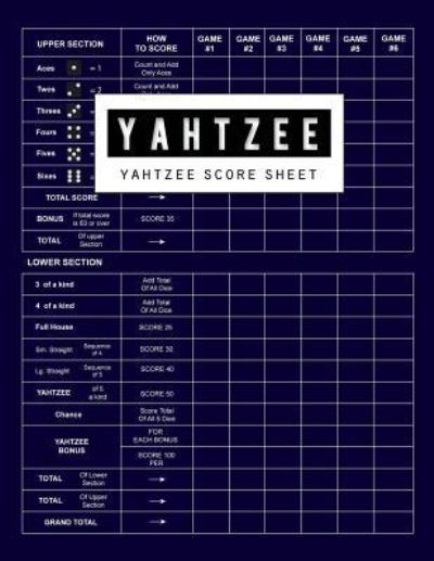 Cover for Bg Publishing · Yahtzee Score Sheet (Paperback Bog) (2018)