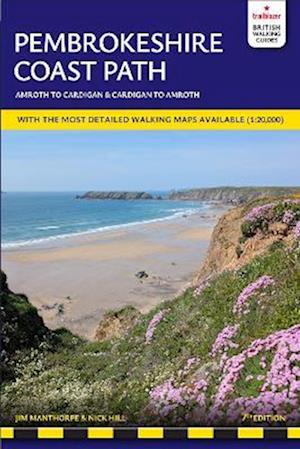 Cover for Pembrokeshire Coast Path Trailblazer Walking Guide: Amroth to Cardigan British Walking Guide with 96 Large-Scale Walking Maps - Trailblazer Guides (Taschenbuch) (2025)