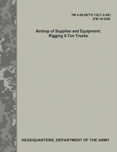 Cover for Department Of the Army · Airdrop of Supplies and Equipment (Paperback Book) (2017)