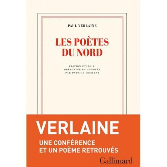 Les poetes du Nord - Paul Verlaine - Merchandise - Gallimard - 9782072837531 - 25. april 2019