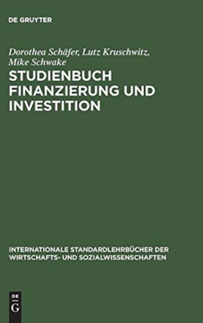 Cover for Dorothea Schäfer · Studienbuch Finanzierung und Investition. (Paperback Book) (1998)