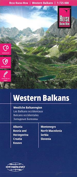 Cover for Reise Know-How · World Mapping Project: Western Balkans (Hardcover Book) (2024)