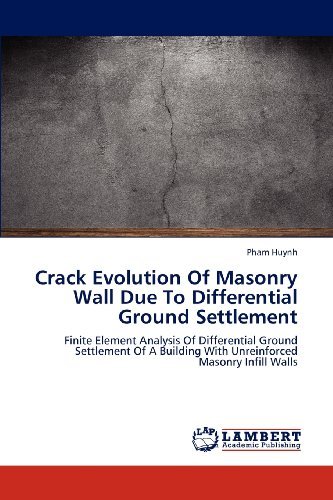 Cover for Pham Huynh · Crack Evolution of Masonry Wall Due to Differential Ground Settlement: Finite Element Analysis of Differential Ground Settlement of a Building with Unreinforced Masonry Infill Walls (Paperback Bog) (2013)