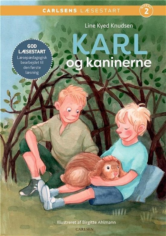 Cover for Line Kyed Knudsen · Carlsens Læsestart: Carlsens Læsestart - Karl og kaninerne (Innbunden bok) [1. utgave] (2021)