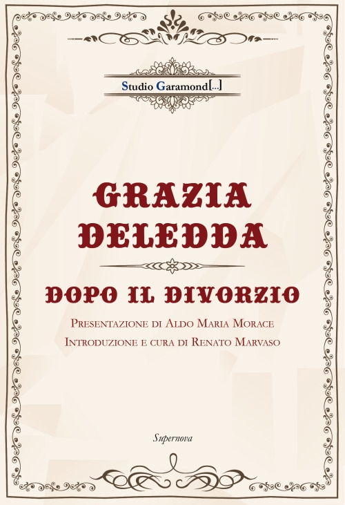 Cover for Grazia Deledda · Dopo Il Divorzio (Book)