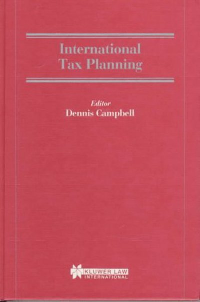 Cover for Dennis Campbell · International Tax Planning (Hardcover Book) (1990)