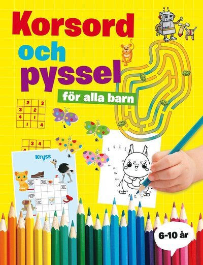 Cover for Bokförlaget Semic · Korsord och pyssel för alla barn (Book) (2021)