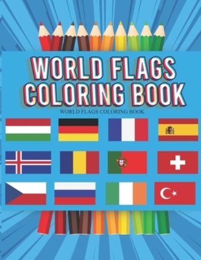 Cover for Barkoun Press · World Flags Coloring Book (Paperback Book) (2020)