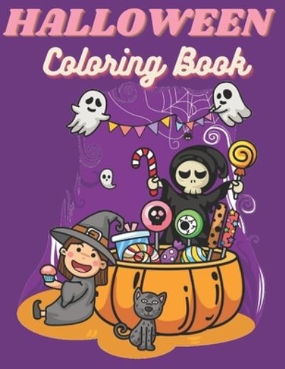 Cover for Trendy Art · Halloween Coloring Book (Paperback Book) (2020)