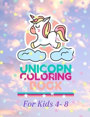 Cover for Mk El Nadi · Unicorn Coloring book (Taschenbuch) (2020)