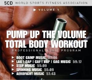 Cover for Total Body Workout 1 / Various · World Sports Fitness Association: Pump Up The Volume - Total Body Workout (CD) [Box set] (2020)