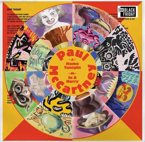Cover for Paul McCartney · Bf 2019 - Home Tonight / in a Hurry (7&quot;) [Picture Disc edition] (2019)